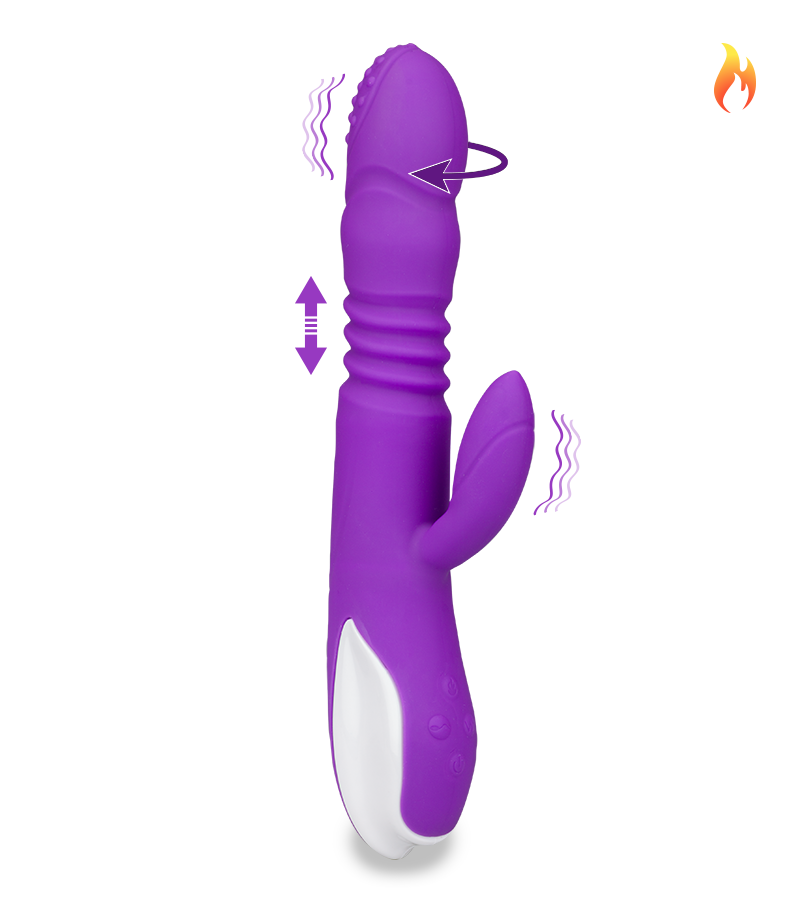 LOVE AND VIBES Vibromasseur Rabbit Va-et-vient Rotatif Et Chauffant Hermann 1 LOVE AND VIBES Vibromasseur Rabbit Va-et-vient Rotatif Et Chauffant Hermann