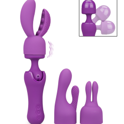 LOVE AND VIBES Vibromasseur Wand 10 Vitesses 3 Embouts