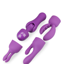 LOVE AND VIBES Vibromasseur Wand 10 Vitesses 3 Embouts -Sextoys boutique vibromasseur wand 10 vitesses 3 embouts 9