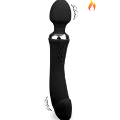 LOVE AND VIBES Vibromasseur Wand 2-en-1 Chauffant Treat -Sextoys boutique vibromasseur wand 2 en 1 chauffant treat 10