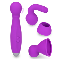 LOVE AND VIBES Vibromasseur Wand Bowling + 3 Embouts Unisexe